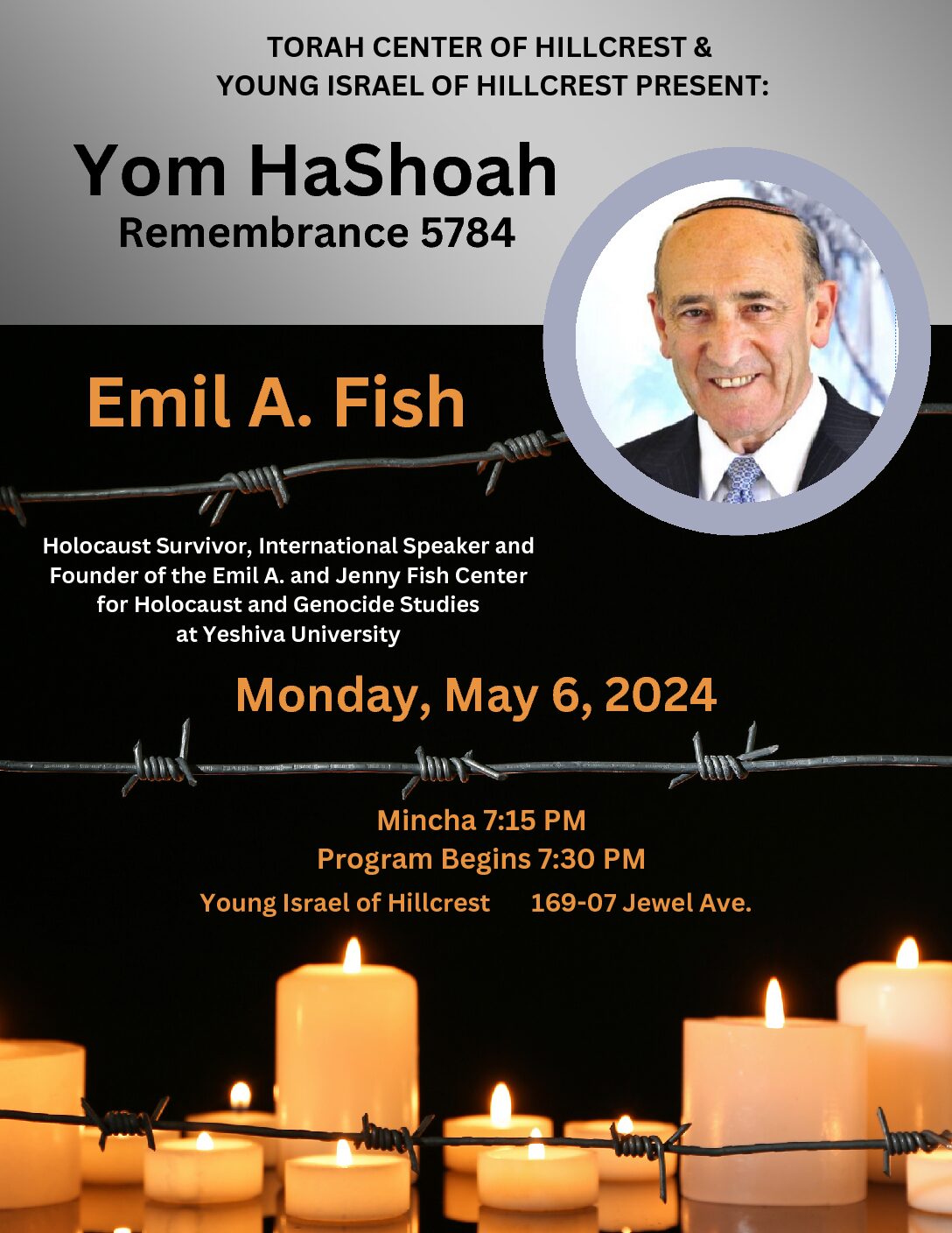 Emil Fish Yom Hashoa 5784
