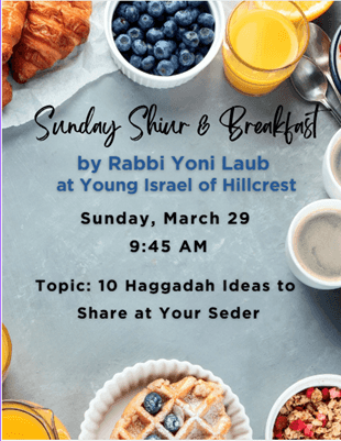 Sunday Shiur-Yoni Laub March 29
