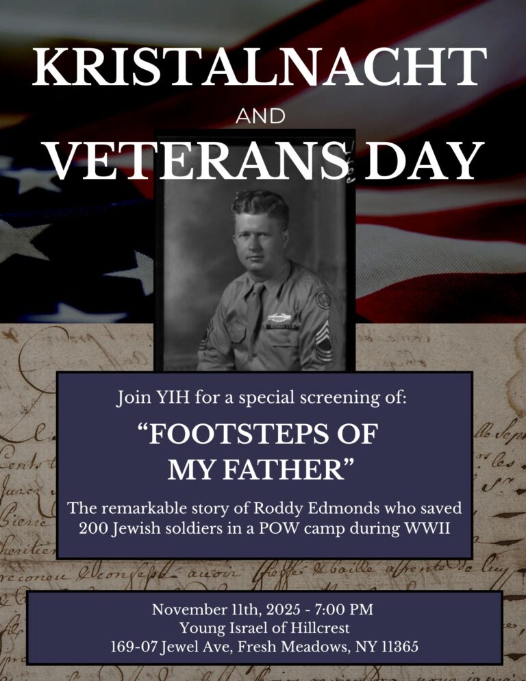 Kristalnacht & Veterans Day 2025