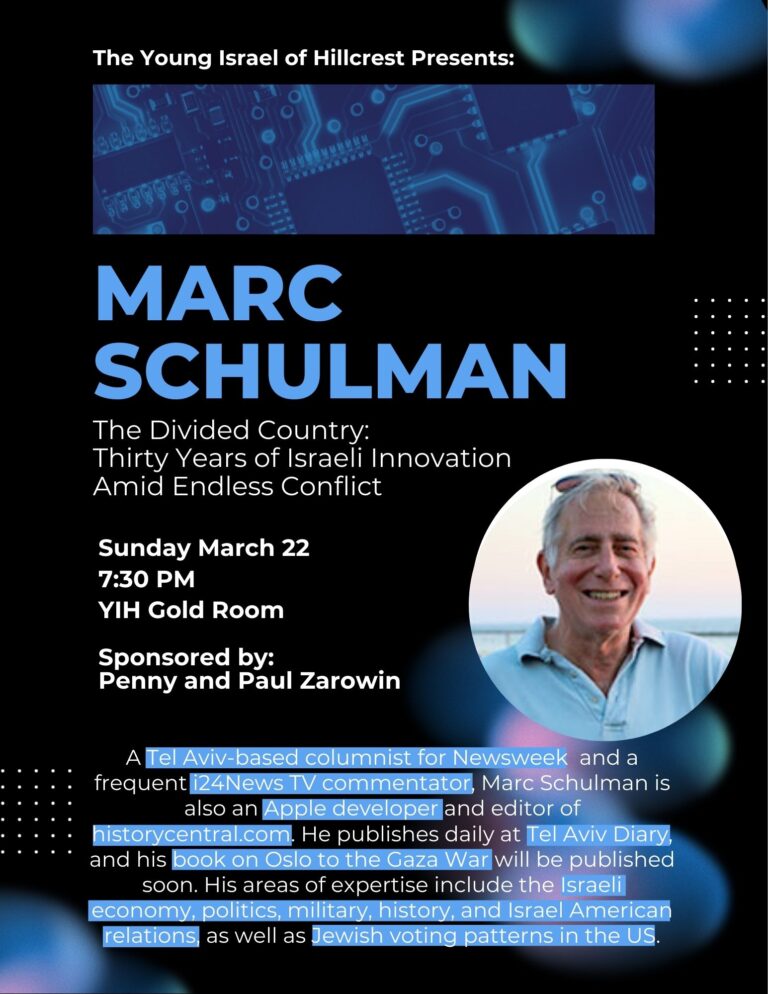 Israeli Innovation Amid Endless Conflict3-22-26